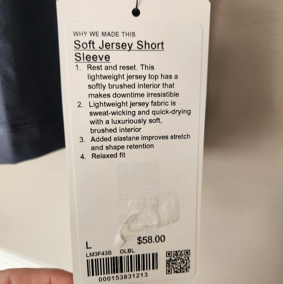 Lululemon Soft Jersey Short Sleeve - Picture 3 of 5